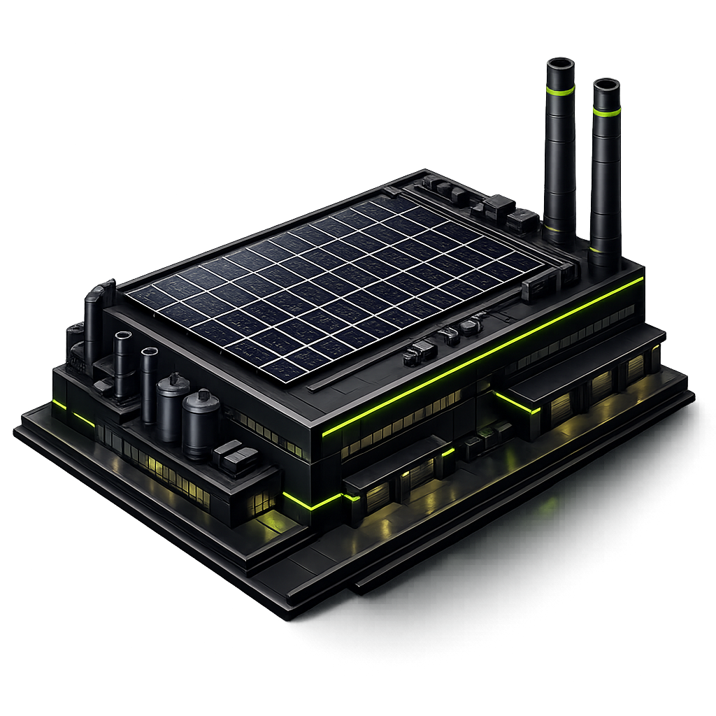 Industrial Solar Factory Build